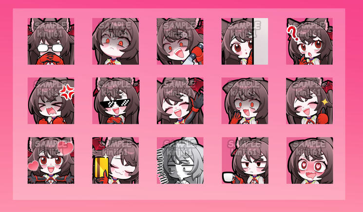 Maripixel's custom emotes
