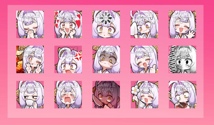 Tzuyomi's custom emotes