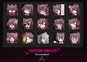 Maripixel's custom emotes
