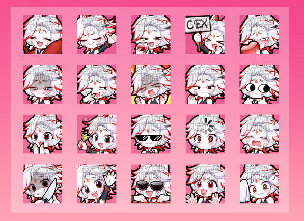 Senkuro's custom emotes