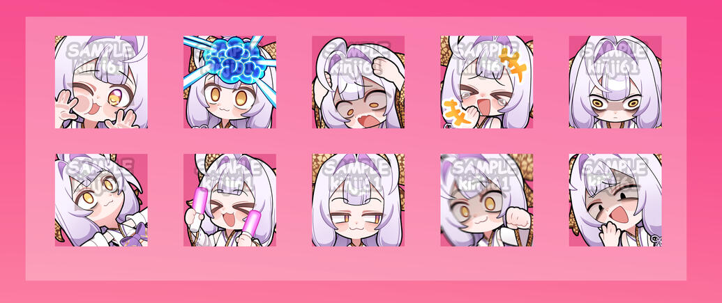Tzuyomi's custom emotes
